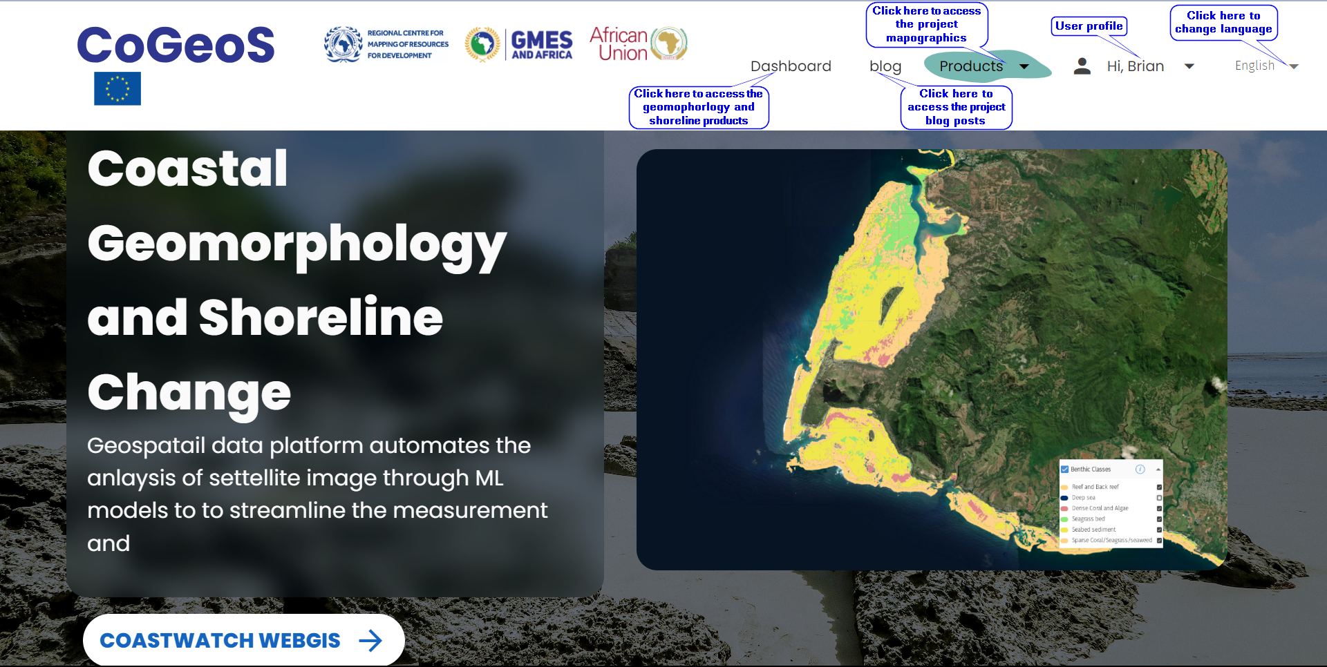 Home page