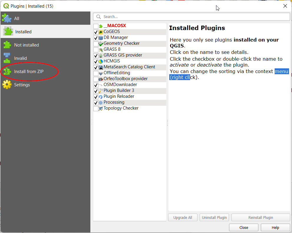 Install from ZIP